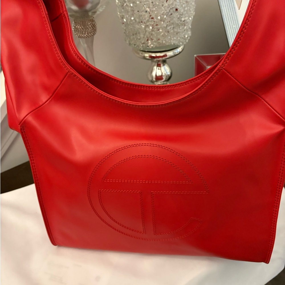 Telfar Bold Scarlet Tote